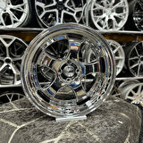 18 inç 4x100 SSR KROM CİVİC CLİO SYMBOL UYUMLU Krom Jant Modeli Honda Renault