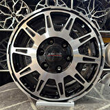 16 inç 6x130 ARCEO LT CRAFTER SPRİNTER UYUMLU Siyah Elmas Kesim Jant Modeli Mercedes Volkswagen