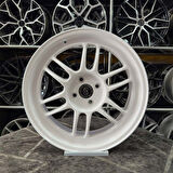 17 inç 4x100 ENKEİ CİVİC LİNEA ACCENT UYUMLU Beyaz Jant Modeli Hyundai Honda Fiat