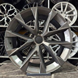 18 inç 5x100 AKREP POLO İBİZA UYUMLU Gun Metal Jant Modeli Volkswagen Seat