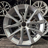 18 inç 5x100 AKREP POLO İBİZA UYUMLU Gümüş Jant Modeli Volkswagen Seat