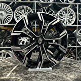 17 inç 4x100 CLİO İCON Siyah Elmas Kesim Jant Modeli Renault