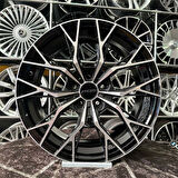 17 inç 5x114.3 ARCEO ROMA CİVİC İ30 COROLLA Siyah Elmas Kesim Jant Modeli Honda Hyundai Toyota