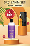 Cozyce Biotin & Collagen Tuzsuz Şampuan 500 ml Keratin Ve Arganlı Saç Bakım Serumu 30 ml
