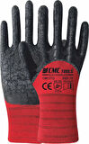 CMC ELDİVEN LATEX 3/4 KIRMIZI-SİYAH CMC1713 12 ÇİFT