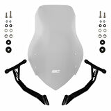 Gp Kompozit Siperlik Tur Camı Şeffaf 60cm Honda Cb125f 2023-2024