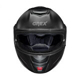 Grex G9.2 Kınetıc N.com 002 Çene Açılır Kask Mat Siyah SMALL