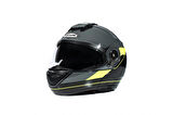 Zeus Zs-3050 Be7 Çene Açılır Kask Gri-neon Sarı LARGE