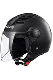 Airflow 2 Yarım Yazlık Kask Mat Siyah Large