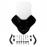 Gp Kompozit Siperlik Tur Camı 74cm Şeffaf Elcikli Yamaha Nmax 125 155 2021-2024