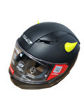 Motospartan Kask Boynuzu Neon Sarı 4cm
