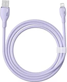 Pudding Hızlı Şarj Özellikli Lightning Kablo 2.4A 1.2 Metre, Mor