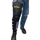 Motospartan Diz Bacak Koruma Reflektörlü Yağmur Rüzgar Soğuğa Karşı Dayanıklı