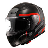 Ls2 Rapıd 2 Chos Siyah-kırmızı Kask MEDIUM