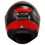 Ls2 Rapıd 2 Chos Siyah-kırmızı Kask MEDIUM