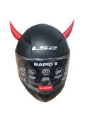Motospartan Kask Boynuzu Kırmızı 7.5cm