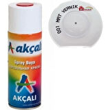 AKÇALI 001 MAT VERNİK SPREY BOYA 400 ML