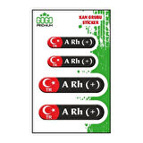 Gogo Kan Grubu Siyah Dörtlü Damla Etiket Iıı A Rh(+)