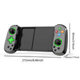 Ozmik D7 teleskopik Cep Telefonu Gamepad Bluetooth Uyumlu 5.0 Android İos Ps4 İçin Kablosuz konsol