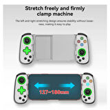 Ozmik D7 teleskopik Cep Telefonu Gamepad Bluetooth Uyumlu 5.0 Android İos Ps4 İçin Kablosuz konsol