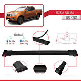 Nissan Navara 4 (D23) 2015-2021 Arası ile Uyumlu FLY Model Ara Atkı Tavan Barı Siyah 2 Adet