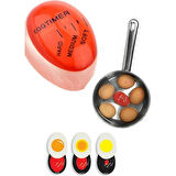 Renk Değiştiren Yumurta Zamanlayıcı Egg Timer  Yumurta Haşlama Derece Göstergesi