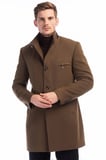 PLT8367 DEWBERRY ERKEK PALTO-CAMEL