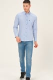 Dewberry Erkek Gömlek Mavi G771 | Günlük ve Ofis Giyimi, Jean, Chino ve Kumaş Pantolon Kombinleri, Ceket ve Blazer Altına Smart Casual Stil, İşten Hafta Sonuna Şehir Gardırobu, Arkadaş Buluşmaları ve Akşam Yemeği, Loafer veya Sneaker ile Kombinleme