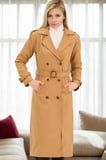 Z9737 DEWBERRY BAYAN TRENÇKOT-CAMEL