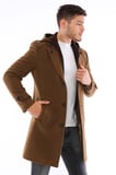 PLT9401 DEWBERRY ERKEK PALTO-CAMEL