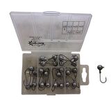 Captain 6435 Compact Eco Kutulu Jig Head Seti 10gr 25 Adet