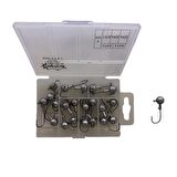 Captain 6435 Compact Eco Kutulu Jig Head Seti 12gr 22 Adet
