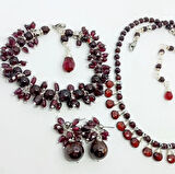  2466 Süzme Garnet el yapımı bileklik