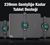 Polham RGB 5-8.45 inç Dijital Göstergeli Tablet Soğutucu Telefon Gamer Oyuncu Radyatör Soğutma Fanı 