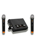 König K-302E Uhf İkili Telsiz Mikrofon El+El Tipi