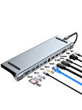 11in1 Çoklayıcı Type-C 3.1 To 4K Hdmi Vga Usb-C Ethernet USB Çoklayıcı SD Kart Okuyucu Çevirici Hub