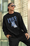 1989 Yazılı Unisex Oversize Taylor Swift Sweatshirt