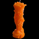 dekoratif hayalet eli gül modeli mum