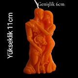 dekoratif aşık kavuşması model mum