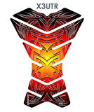Motografix Ultra Tribal Red X3 Tankpad