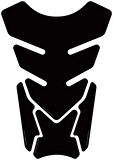 Motografix Plain Quadrapad Black Tankpad 