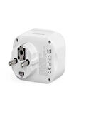AC-115 2500W 3.4A 2USB 1Type-C 1Soket Akım Korumalı Şarj Adaptörü Priz Çoğaltıcı