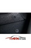 Mercedes C Serisi W204 2007-2014 Aracınıza Özel Prime Siyah Halı Siyah Kenar Halı Paspas