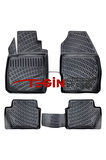 Ford Fiesta Bagaj Havuzu 2006 + Siyah 3D Havuzlu Paspas