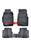 Honda Civic sedan Bagaj Havuzu 2000 + Siyah 3D Havuzlu Paspas