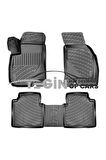 Hyundai Santa Fe Bagaj Havuzu 2003 + Siyah 3D Havuzlu Paspas