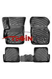 Mazda 3 Sedan Bagaj Havuzu 2009-2012 + Siyah 3D Havuzlu Paspas