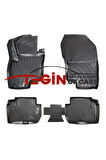 Mitsubishi Outlander Hybrit 2023 Bagaj Havuzu + Siyah 3D Havuzlu Paspas