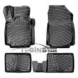 Renault Clio 2 HB 2005 Bagaj Havuzu + Siyah 3D Havuzlu Paspas