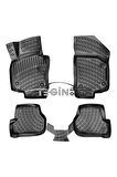 Seat Leon İnce Stepne 2005-2012 Bagaj Havuzu + Siyah 3D Havuzlu Paspas